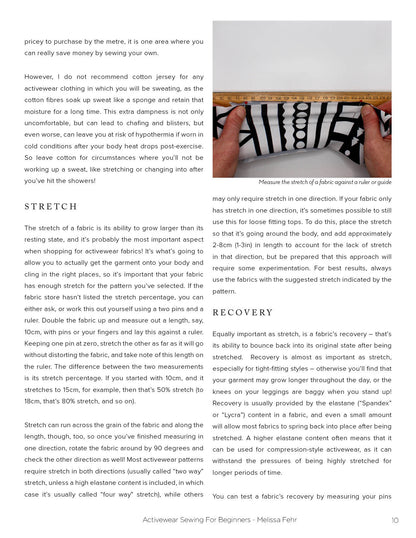 "Activewear Sewing For Beginners" eBook